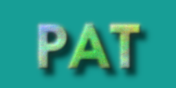 GIMP floating logo example