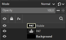 GIMP layer palette visible